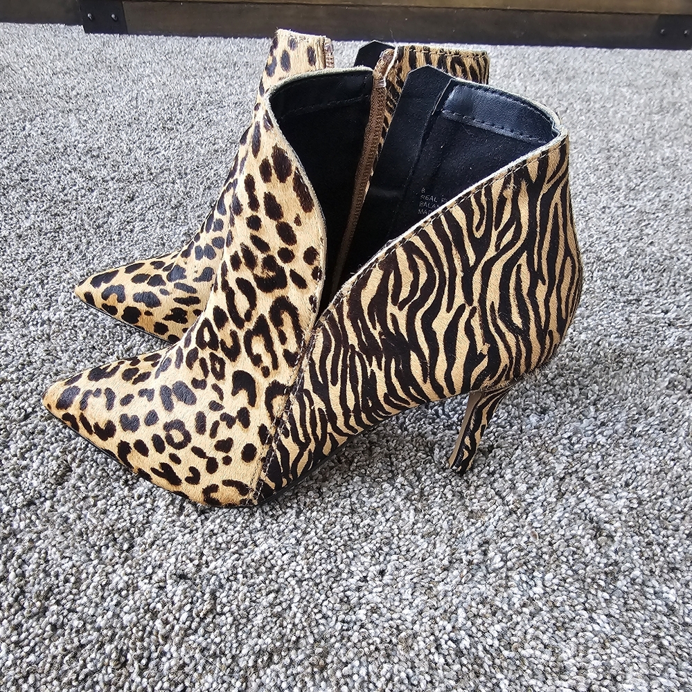 Leopard Print Boots, Express, Size 8. - image 2